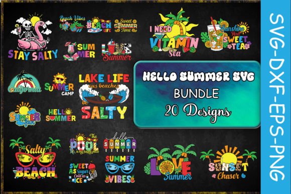 Download Hello Summer SVG Bundle - Summer Collection
