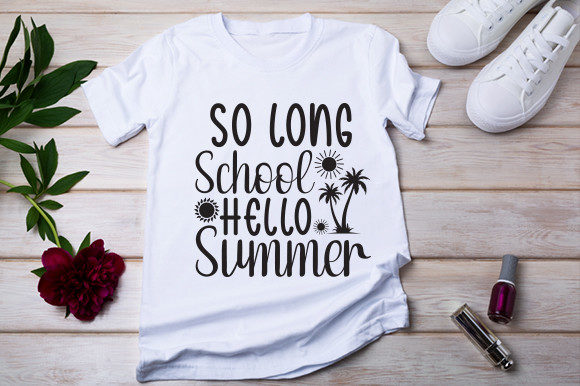 Download So Long School Hello Summer Cut Files - Summer Collection