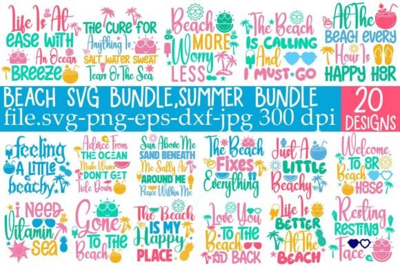 Download Beach SVG Bundle, Summer SVG Bundle - Summer Collection