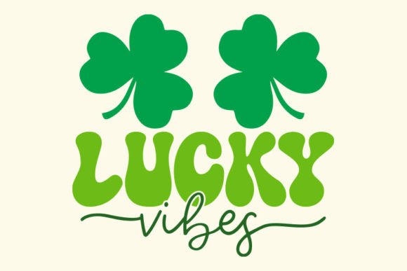 Download Retro St. Patrick's Day Svg, Lucky Vibes - St. patrick's Collection