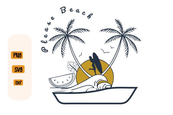 Download Summer Beach T-shirt Sublimation - Summer Collection