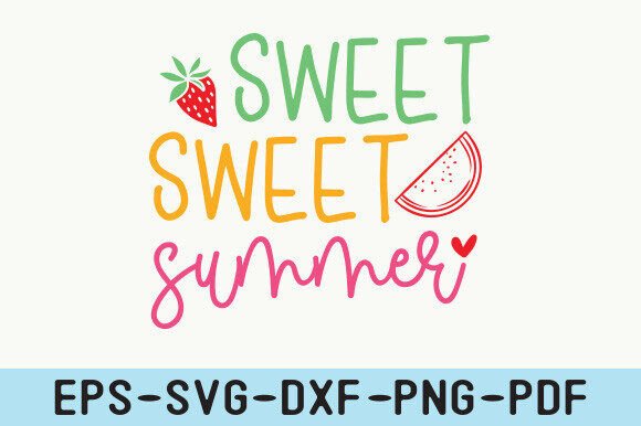 Download Sweet Summer Cut Files, Beach Svg, - Summer Collection