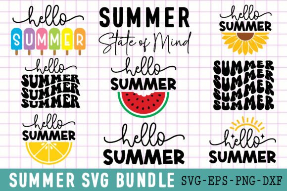 Download Hello Summer SVG Bundle - Summer Collection