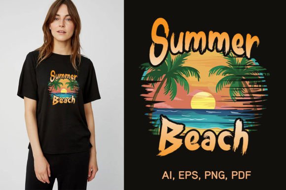 Download Summer Beach T Shirt Design - Summer Collection