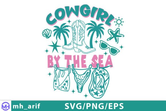 Download Cowgirl by the Sea Summer Beach T Shirt - Summer Collection
