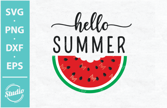 Download Hello Summer Svg, Summer Watermelon Svg - Summer Collection