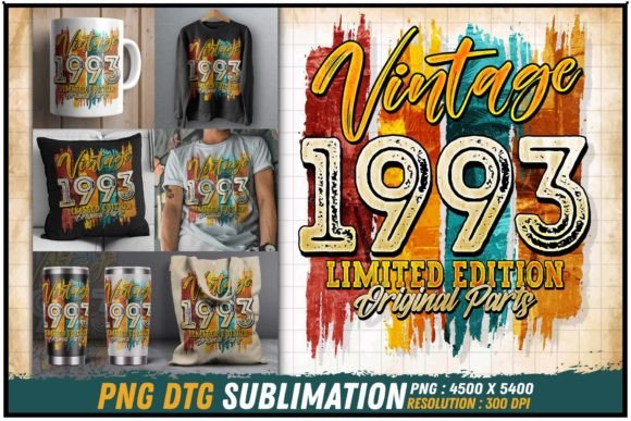 Download Vintage 1993 Limited Edition Original - Premium Resources