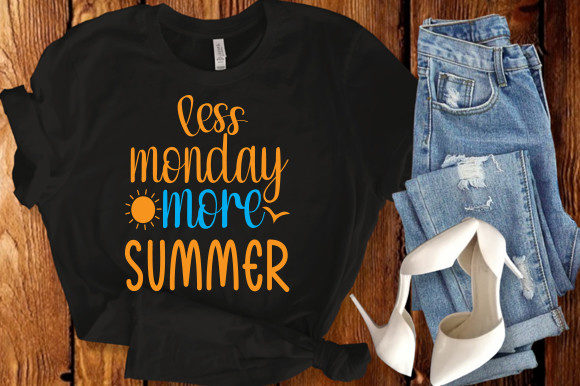 Download Less Monday More Summer Cut Files - Summer Collection
