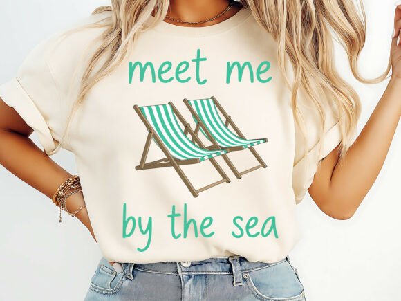 Download Meet Me by the Sea Summer Beach T-Shirt - Summer Collection