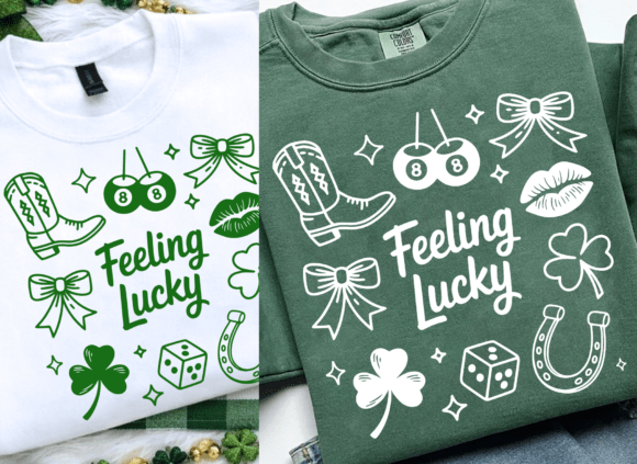 Download Feeling Lucky St. Patrick's Day Doodle P - St. patrick's Collection