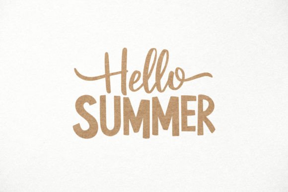 Download Hello Summer SVG. Hand Written Quote SVG - Summer Collection