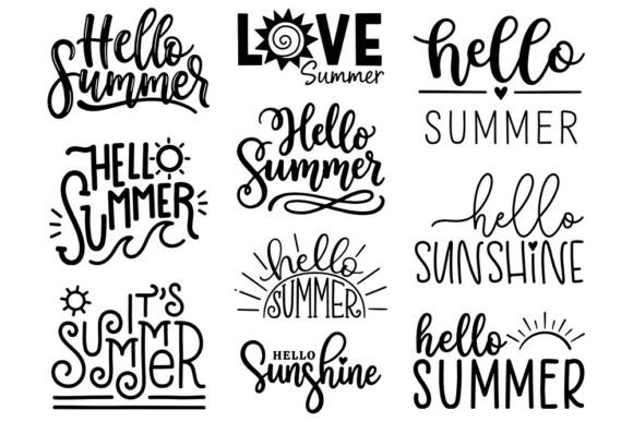 Download Hello Summer SVG Bundle - Summer Collection