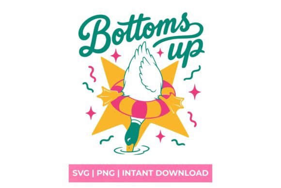 Download Bottoms Up Funny Duck Summer SVG - Summer Collection