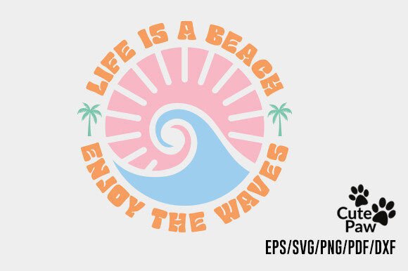 Download Boho Retro Summer Beach SVG PNG - Summer Collection