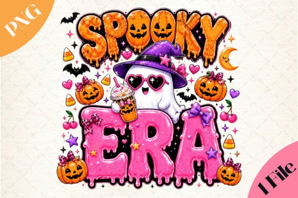 Download Spooky Era PNG, Cute Halloween Ghost - Cute Collection