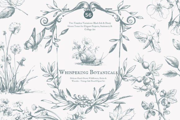 Download Vintage Clipart – Ink Illustration - Premium Resources