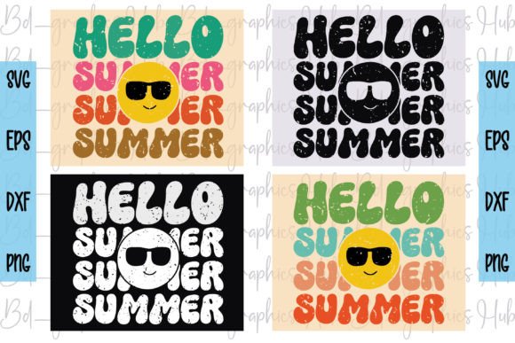 Download Retro Hello Summer Svg - Summer Collection