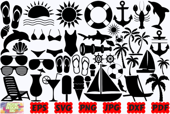 Download Summer SVG | Beach SVG | Beach Life SVG - Summer Collection