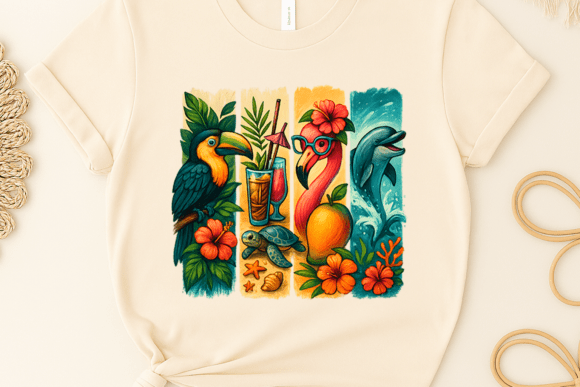 Download Beach Animal Summer Beach T-shirt Png - Summer Collection
